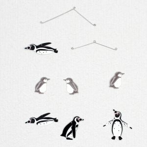 フンボルトペンギンのモビール