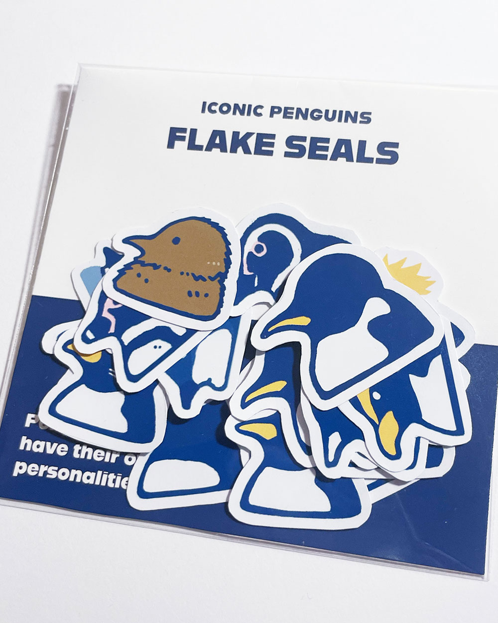 ICONIC PENGUINS フレークシール