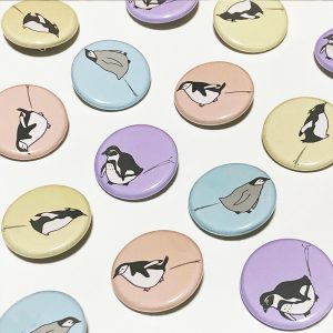 オリジナルデザインの缶バッジ